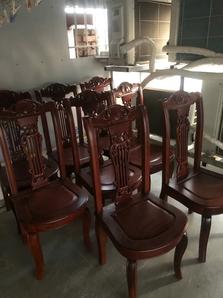 Bộ bàn ghế gỗ chạm khắc – Hoàng Mai, Hà Nội
