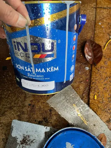 Thùng sơn INDU cho bề mặt tôn kẽm